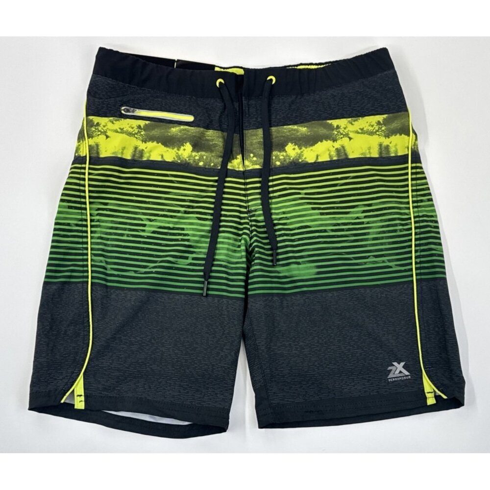 ZeroXposur Swim Trunks Shorts Mens Medium Comfort Waistband Stretch Pockets NEW
